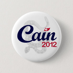 Bóton Redondo 5.08cm Herman Cain para o presidente 2012 "espírito DTOM