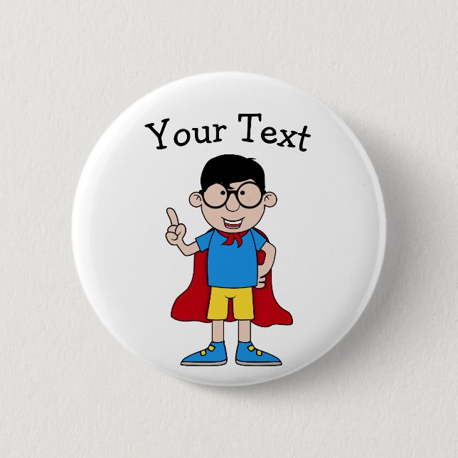 Bóton Redondo 5.08cm Herói (Frente)