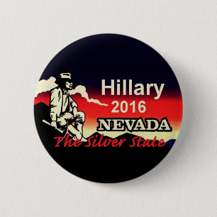 Bóton Redondo 5.08cm Hillary Clinton 2016