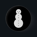 Bóton Redondo 5.08cm Hiphop Angry Snowman Christmas<br><div class="desc">Hiphop Angry Snowman Christmas</div>