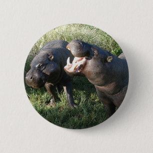 Bóton Redondo 5.08cm Hippopotamus