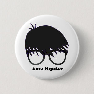 Bóton Redondo 5.08cm Hipster de Emo
