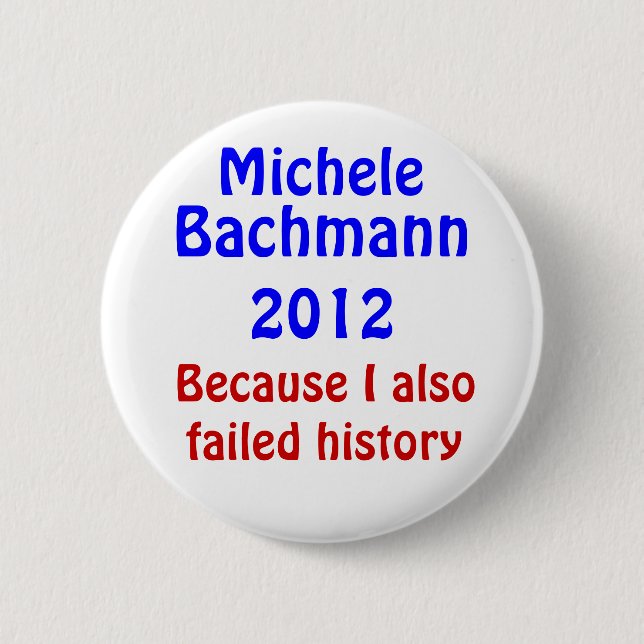 Bóton Redondo 5.08cm História falhada Bachmann de Michele (Frente)