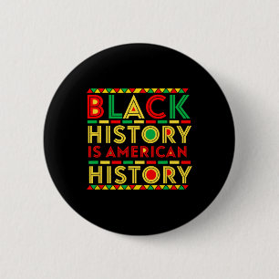 Bóton Redondo 5.08cm História Negra É História Americana África Patriót