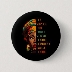 Bóton Redondo 5.08cm História Negra Herança Mês Cultura Americana Afric