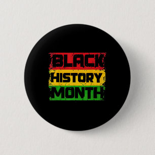 Bóton Redondo 5.08cm História Negra Mês Orgulhoso Eu Sou História Negra
