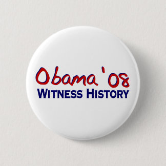 Bóton Redondo 5.08cm História Obama 08 da testemunha