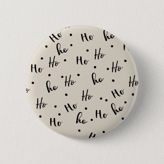 Bóton Redondo 5.08cm Ho ho ho (Frente)