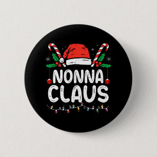 Bóton Redondo 5.08cm Homenageando a Família Natal Pajama Luzes Xmas Não