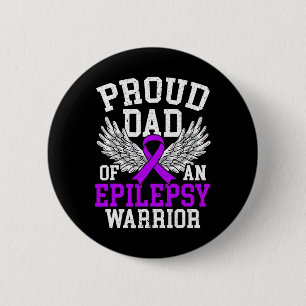 Bóton Redondo 5.08cm Homens Orgulhosos Pais De Um Guerreiro Epilepsia A
