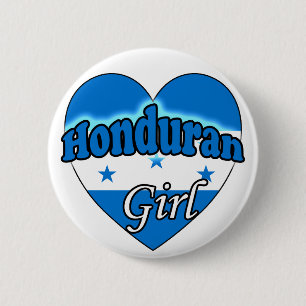 Bóton Redondo 5.08cm Hondurenan Girl