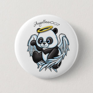Bóton Redondo 5.08cm Hoooly é anjo e um urso