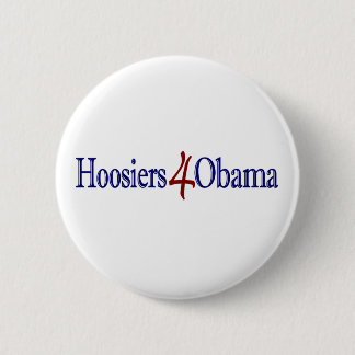 Bóton Redondo 5.08cm Hoosiers 4 Obama