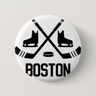Bóton Redondo 5.08cm Hóquei de Boston
