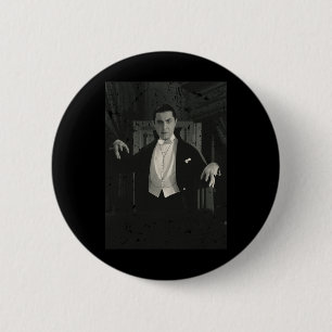Bóton Redondo 5.08cm Horror Movie Monster Halloween Count Dracula Vampi