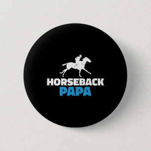 Bóton Redondo 5.08cm Horseback Papa Horse Andando