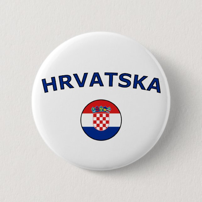 Bóton Redondo 5.08cm Hrvatska (Frente)