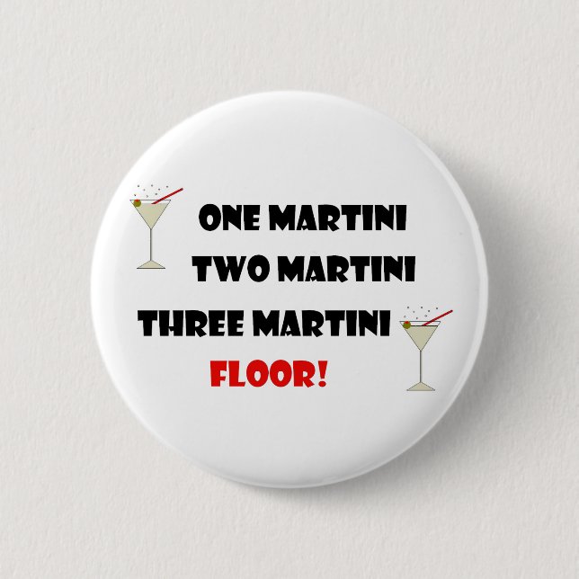 BÓTON REDONDO 5.08CM HUMOR DE MARTINI (Frente)