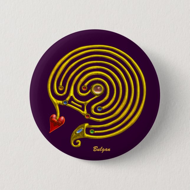 BÓTON REDONDO 5.08CM HYPER LABIRINTH (Frente)