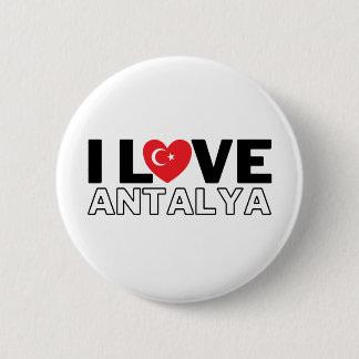 Bóton Redondo 5.08cm I Love Antalya - For the true Antalyans!