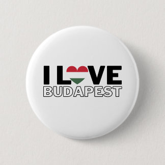 Bóton Redondo 5.08cm I LOVE BUDAPEST - For real Budapesters!