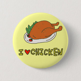 BÓTON REDONDO 5.08CM I LOVE CHICKEN