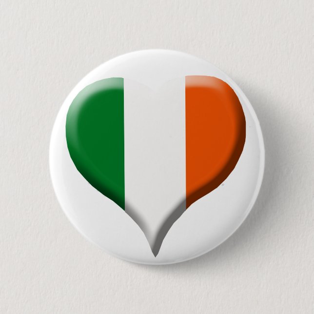 Bóton Redondo 5.08cm I Love Ireland Button (Frente)