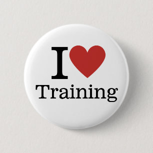 Bóton Redondo 5.08cm I ❤️ Treinamento para funcionários Pinos PERSONALI
