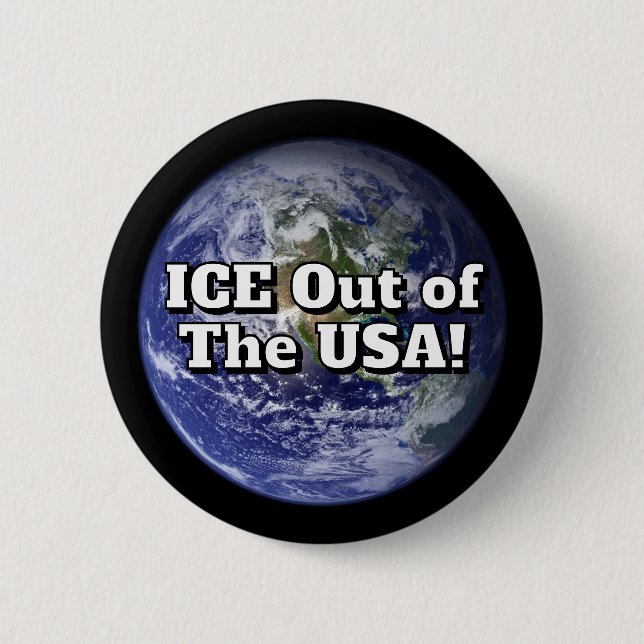 Bóton Redondo 5.08cm ICE Out of the USA! Button (Frente)
