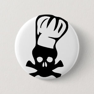 Bóton Redondo 5.08cm ícone principal do cozinheiro