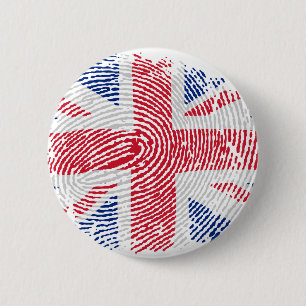 Bóton Redondo 5.08cm Identidade britânica