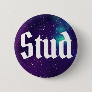 Bóton Redondo 5.08cm Identidade de Galáxia Personalizável Estudada