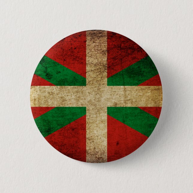 Bóton Redondo 5.08cm Ikurriña antigua (Frente)