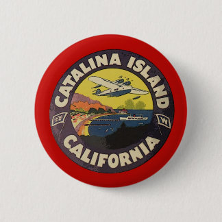 Bóton Redondo 5.08cm Ilha Califórnia de Catalina
