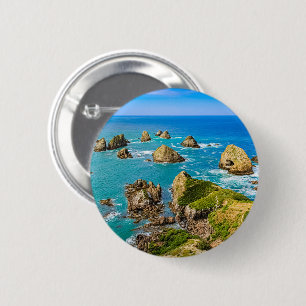 Bóton Redondo 5.08cm Ilhas Nugget Point, Nova Zelândia