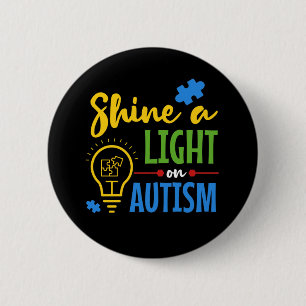 Bóton Redondo 5.08cm Ilumine a Consciência sobre o Autismo