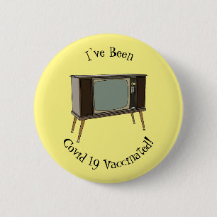 Bóton Redondo 5.08cm Ilustração de desenho animado de televisão