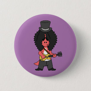 Bóton Redondo 5.08cm Ilustração De Um Allosauro Vestido Como Estrela De