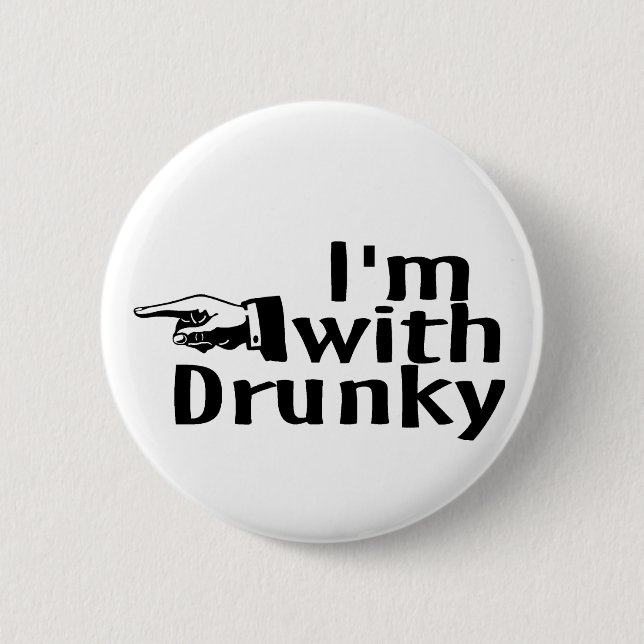 Bóton Redondo 5.08cm Im com Drunky (Frente)