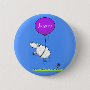 Bóton Redondo 5.08cm Imagem de humor de desenho animado de balão de ove