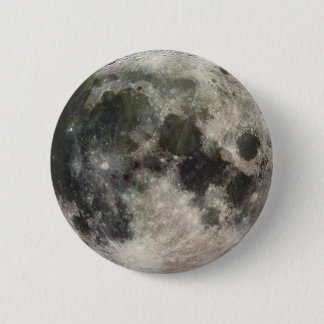 Bóton Redondo 5.08cm Imagem vívida da Lua
