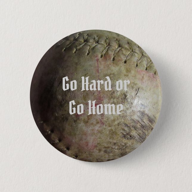 Bóton Redondo 5.08cm Imagem White Softball (Frente)