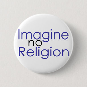 Bóton Redondo 5.08cm Imaginem nenhuma religião