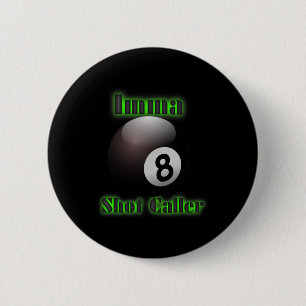 Bóton Redondo 5.08cm Imma Shot Caller Billiards Piscina Tee