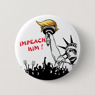 Bóton Redondo 5.08cm Impeçar Trump Agora
