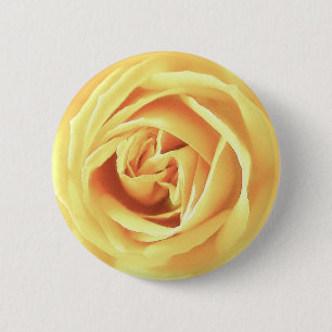 Bóton Redondo 5.08cm Impressão de rosa amarela