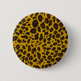 Bóton Redondo 5.08cm Impressão do leopardo