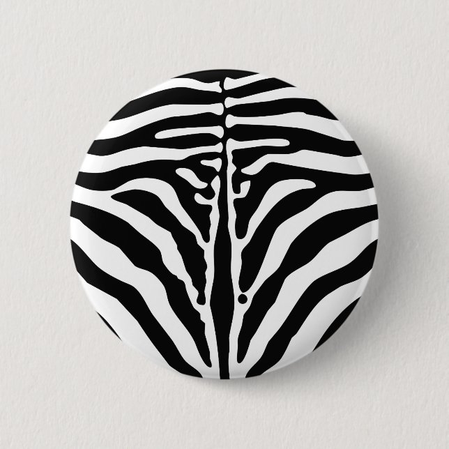 Bóton Redondo 5.08cm Impressão zebra (Frente)
