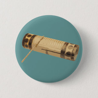 Bóton Redondo 5.08cm Inferno yeah, eu jogo o Guiro!