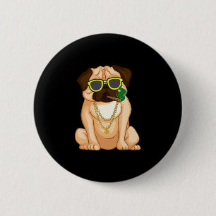 Bóton Redondo 5.08cm Inglês Buldogue Dog Lover Divertimento